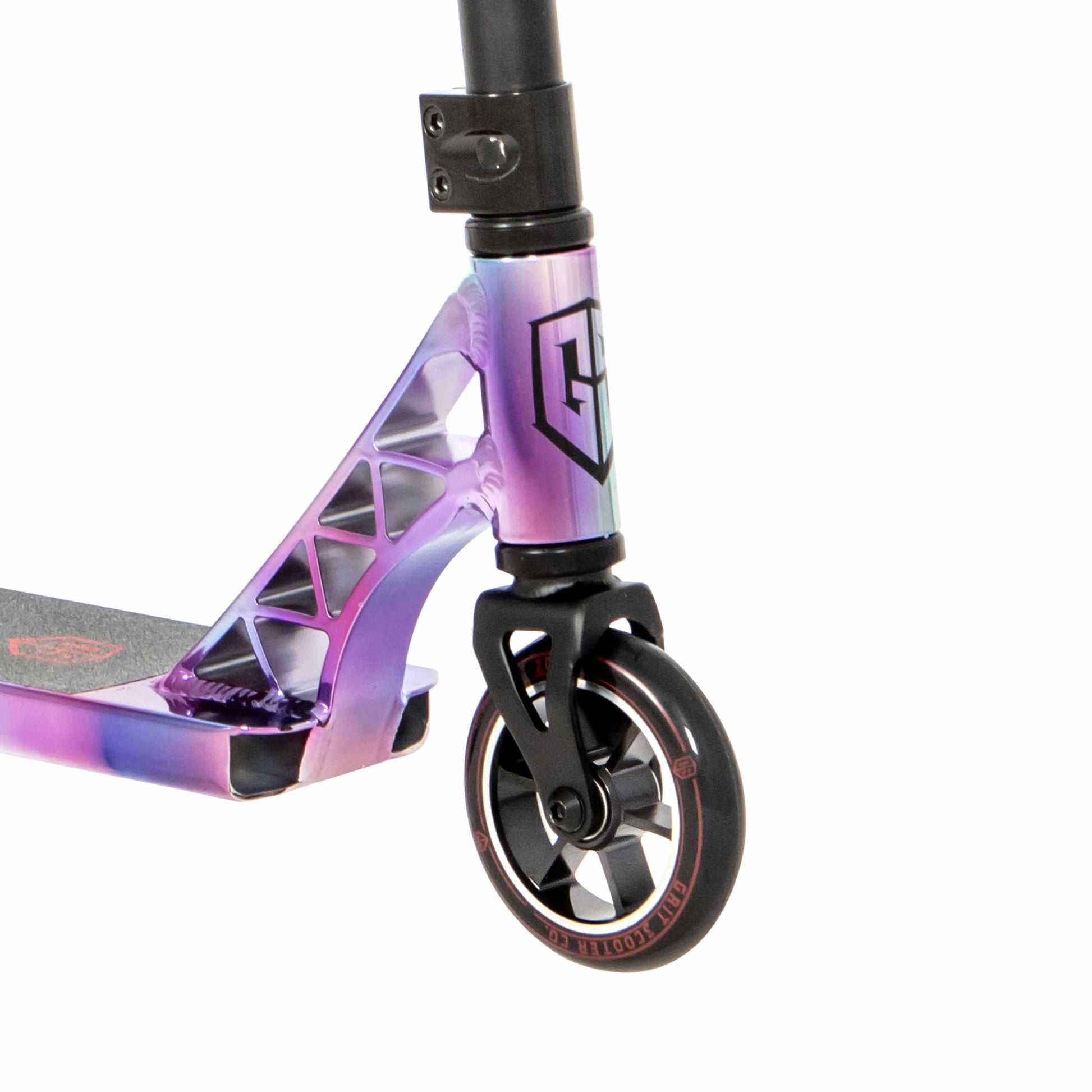 Grit Mayhem 2021 Complete Stunt Scooter - Neo Painted / Satin Black - Front