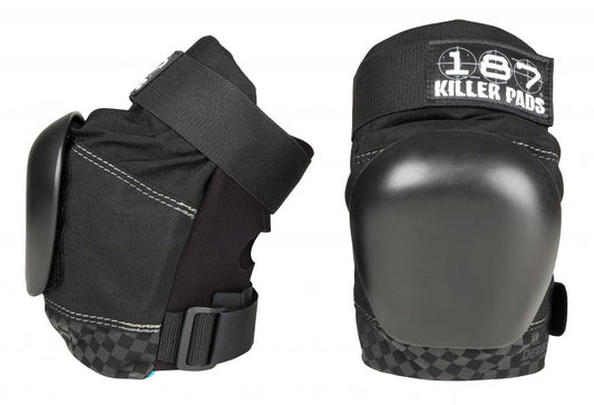 187 Killer Pro Derby Knee Protection Pads - Black