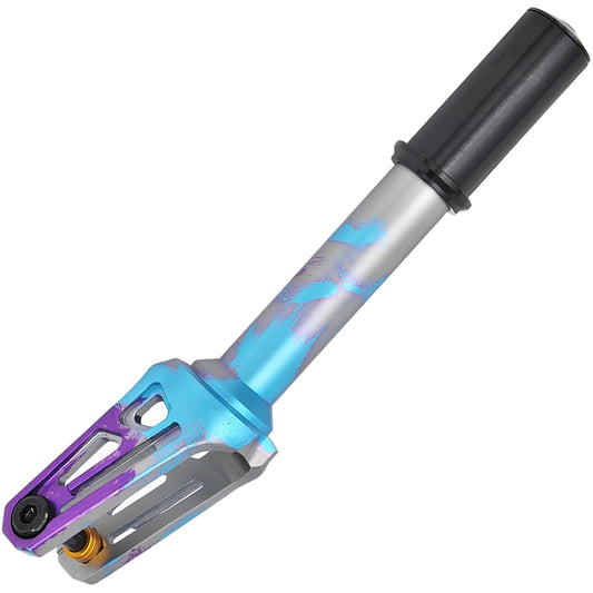 Oath Shadow IHC Stunt Scooter Fork - Blue / Purple / Titanium