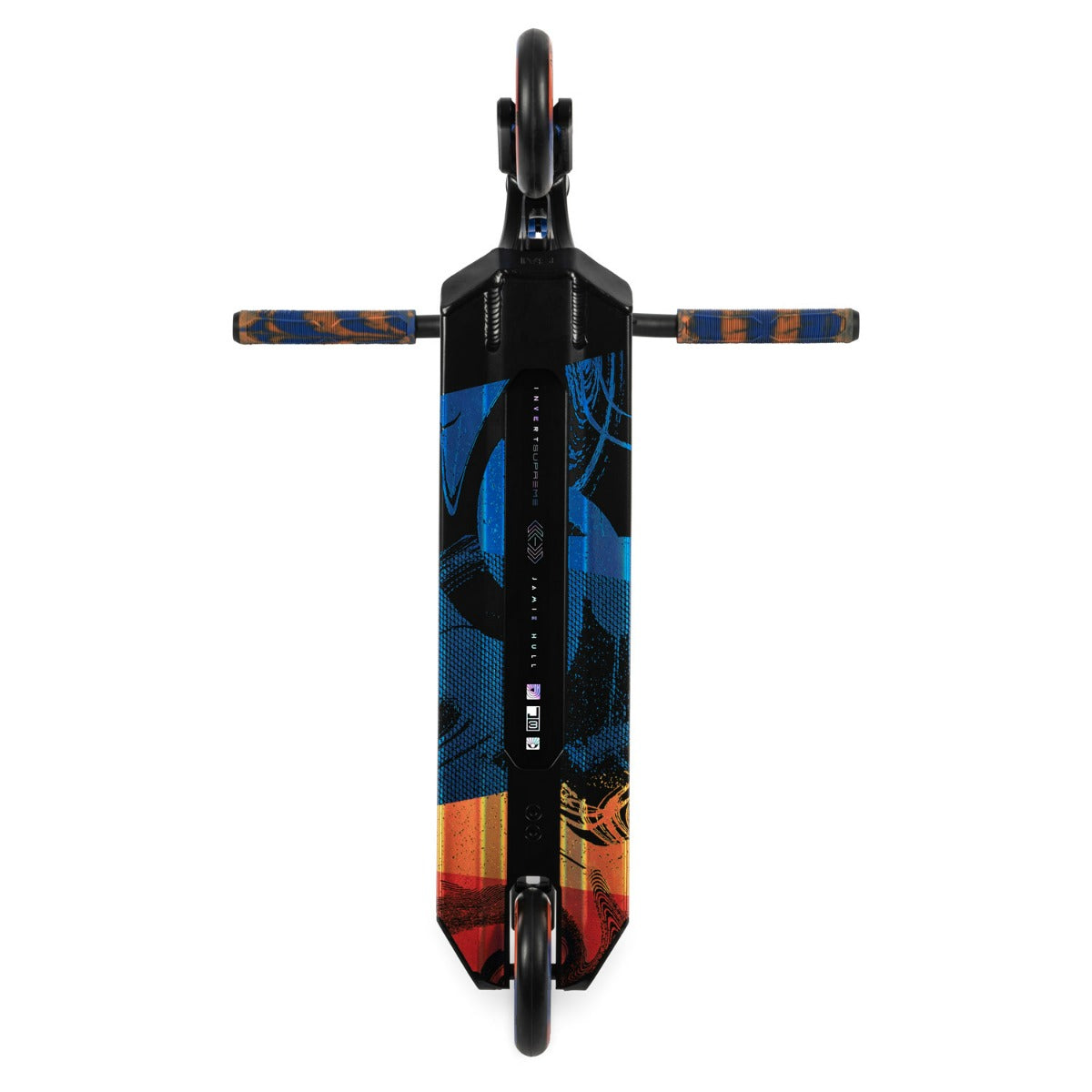 Invert Supreme Journey 3 Jamie Hull Complete Stunt Scooter - Black / Blue / Orange - Graphic