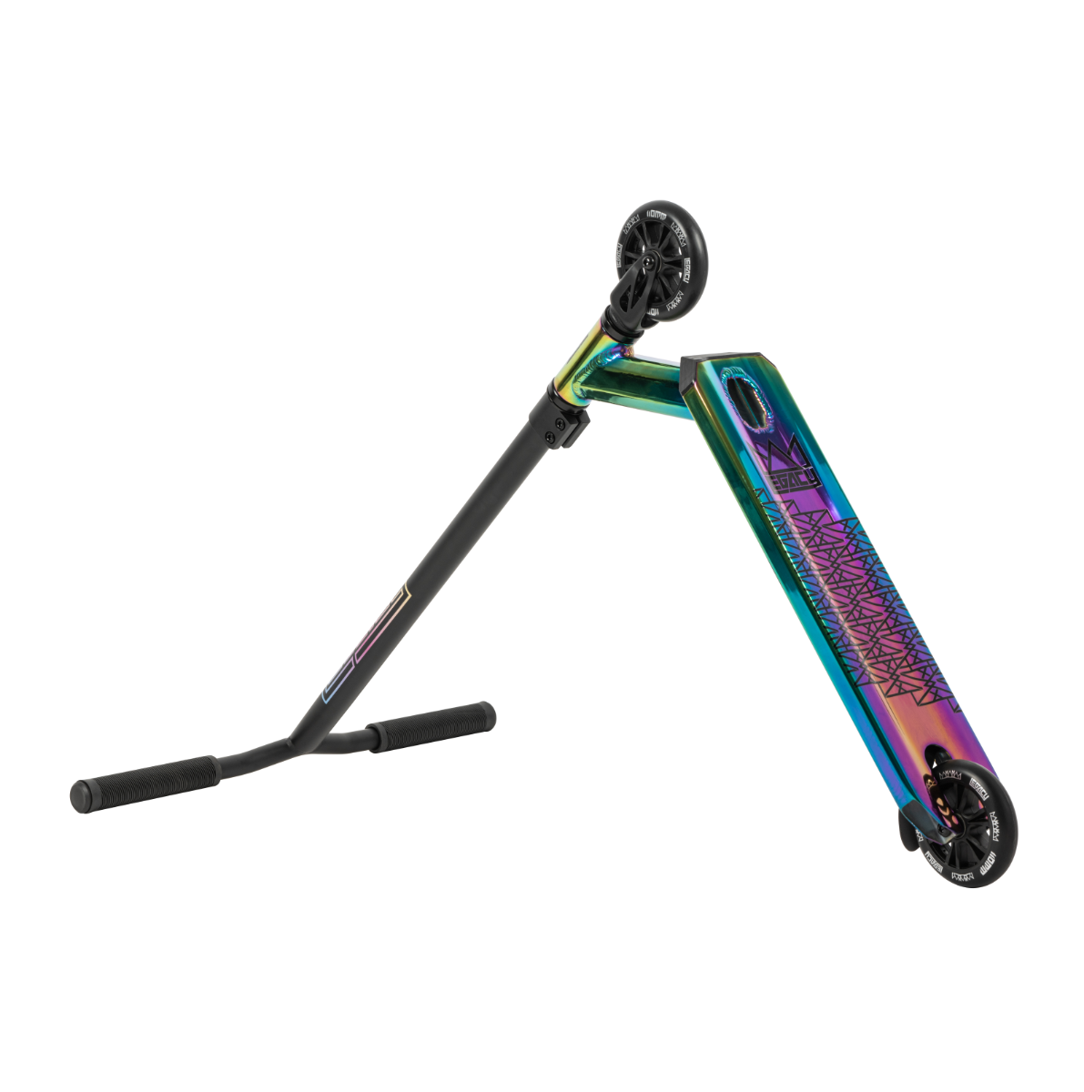 Legacy 1.5 Pro Complete Stunt Scooter - Rainbow Neochrome / Black - Graphic