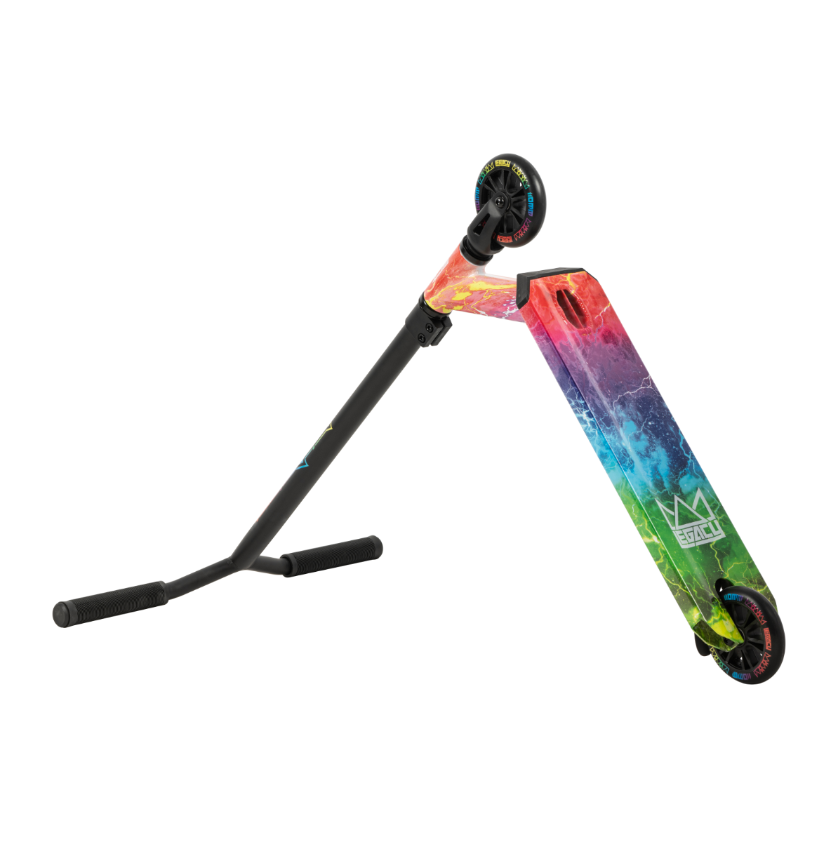 Legacy Hydro Drip Complete Stunt Scooter - Hectic Rainbow - Graphic