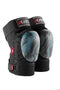 Introducing the GAIN Protection The Shield Pro Knee Skate Pads in Teal and Black. These knee pads, ideal for freestyle scootering, feature a sleek design with adjustable straps and branding labels. They provide superior protection, making them perfect for both skateboarding and construction work.