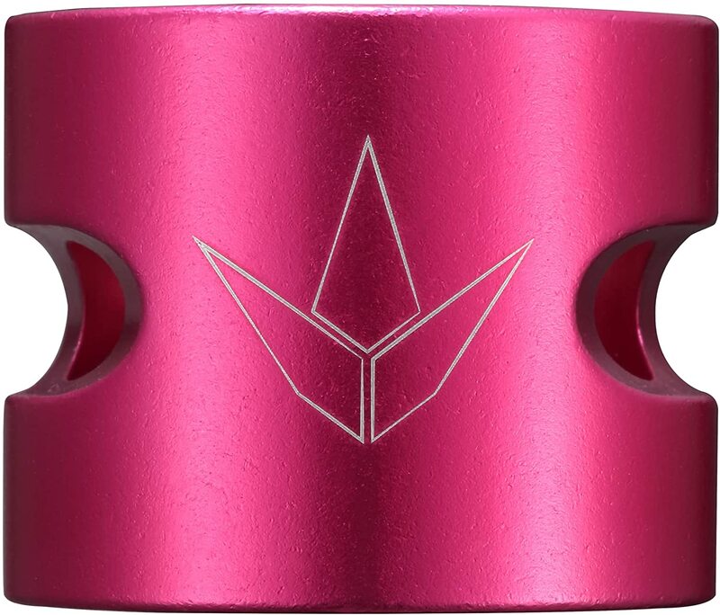 Blunt Envy Twin Slit 2 Bolt Oversized Scooter Clamp - Pink - Front