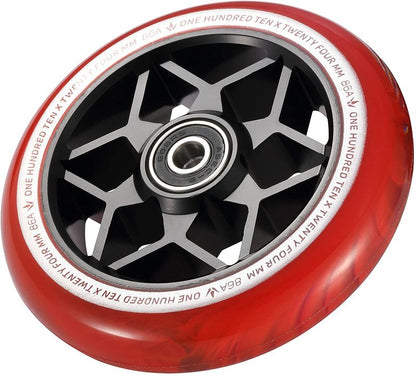 Blunt Envy Diamond 110mm Stunt Scooter Wheel - Smoke Red - Angle