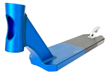 Apex Pro "Life's a Beach Special Edition Blue / Black Scooter Deck - 5" x 19.3" - Front