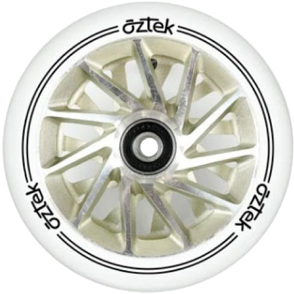 Aztek Emine 110mm Stunt Scooter Wheel - White / Ivory