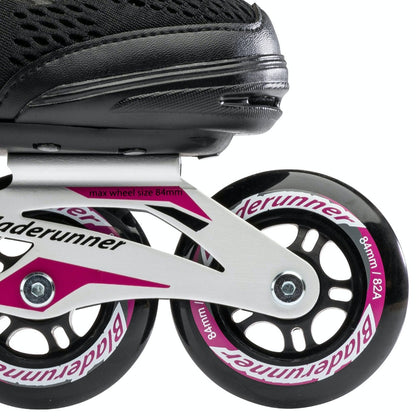 Bladerunner 2021 Formula 84 Womens Inline Roller Skates - Black / Raspberry - Wheel