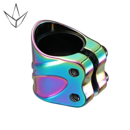 Blunt Envy Forged 2 Bolt Oversized Stunt Scooter Clamp - Oil Slick Neochrome - Angle