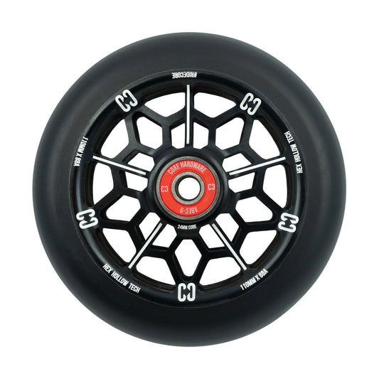 CORE Hex Hollow Core 110mm Stunt Scooter Wheel - Black