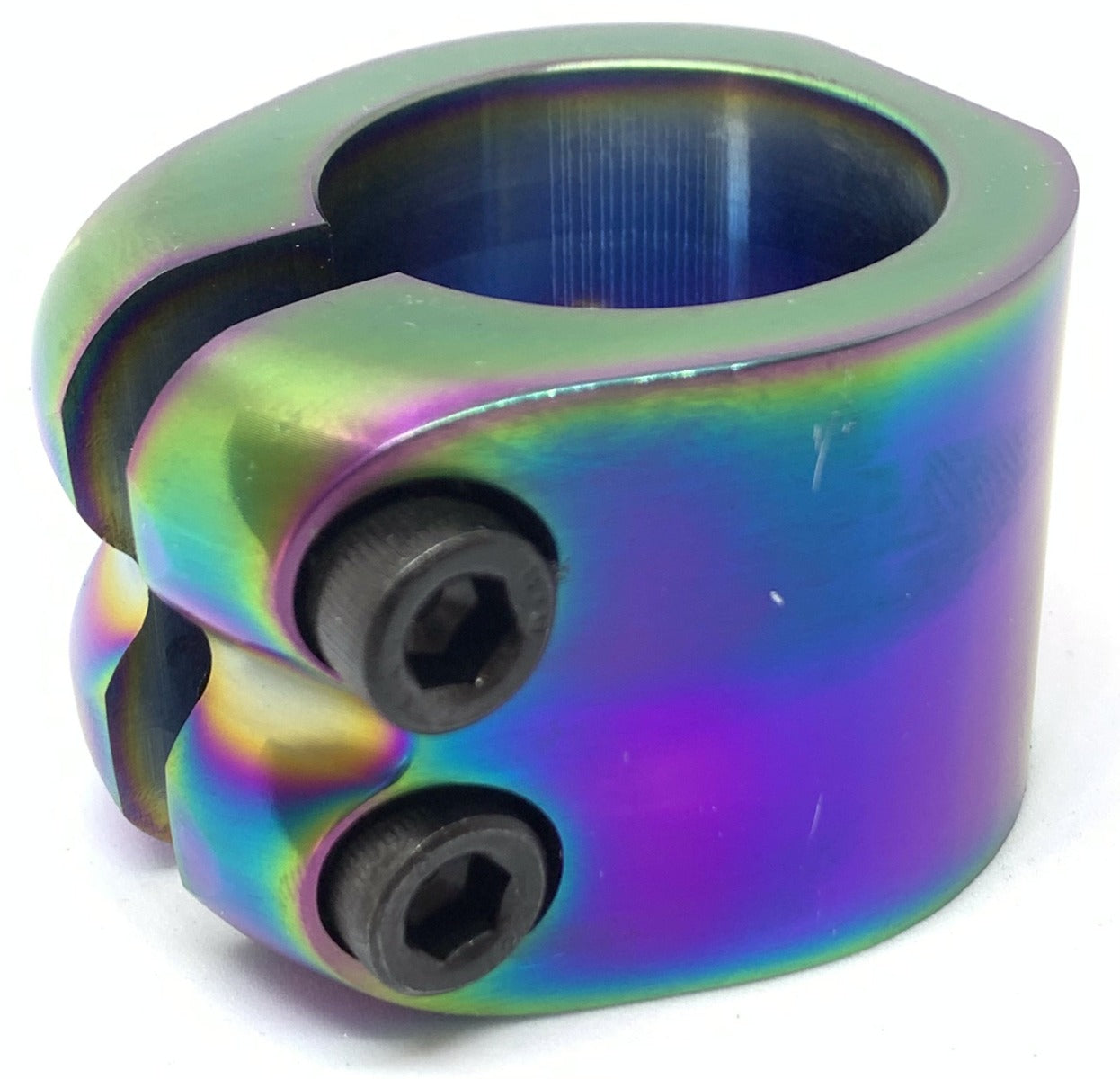 Dare Warlord 2 Bolt Standard Stunt Scooter Clamp - Neochrome - Side