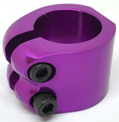 Dare Warlord 2 Bolt Standard Stunt Scooter Clamp - Purple - Side