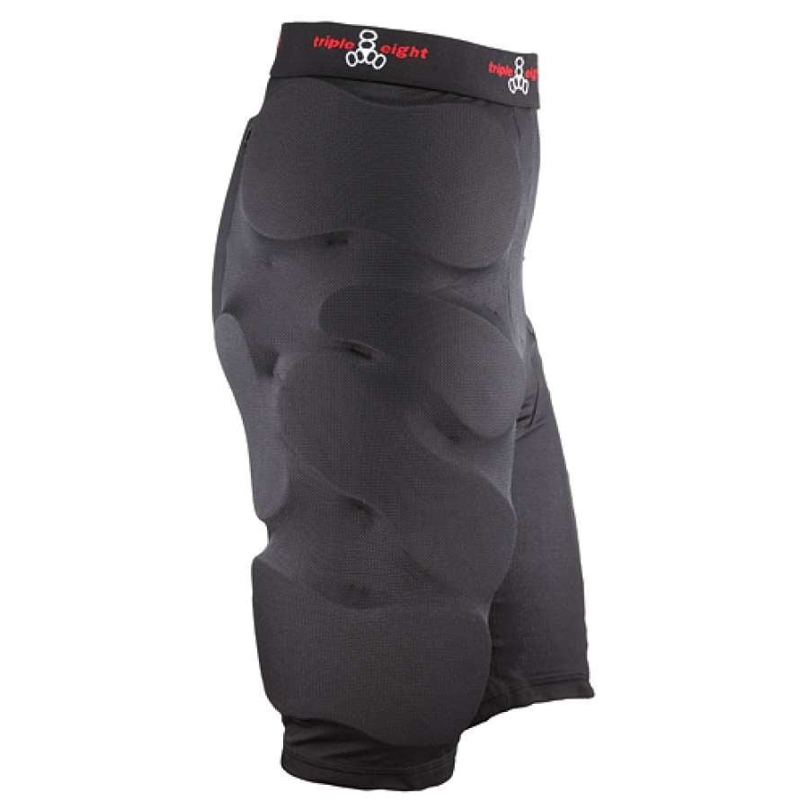 Triple 8 Bumsaver Padded Skate Protection Shorts - Black - Right