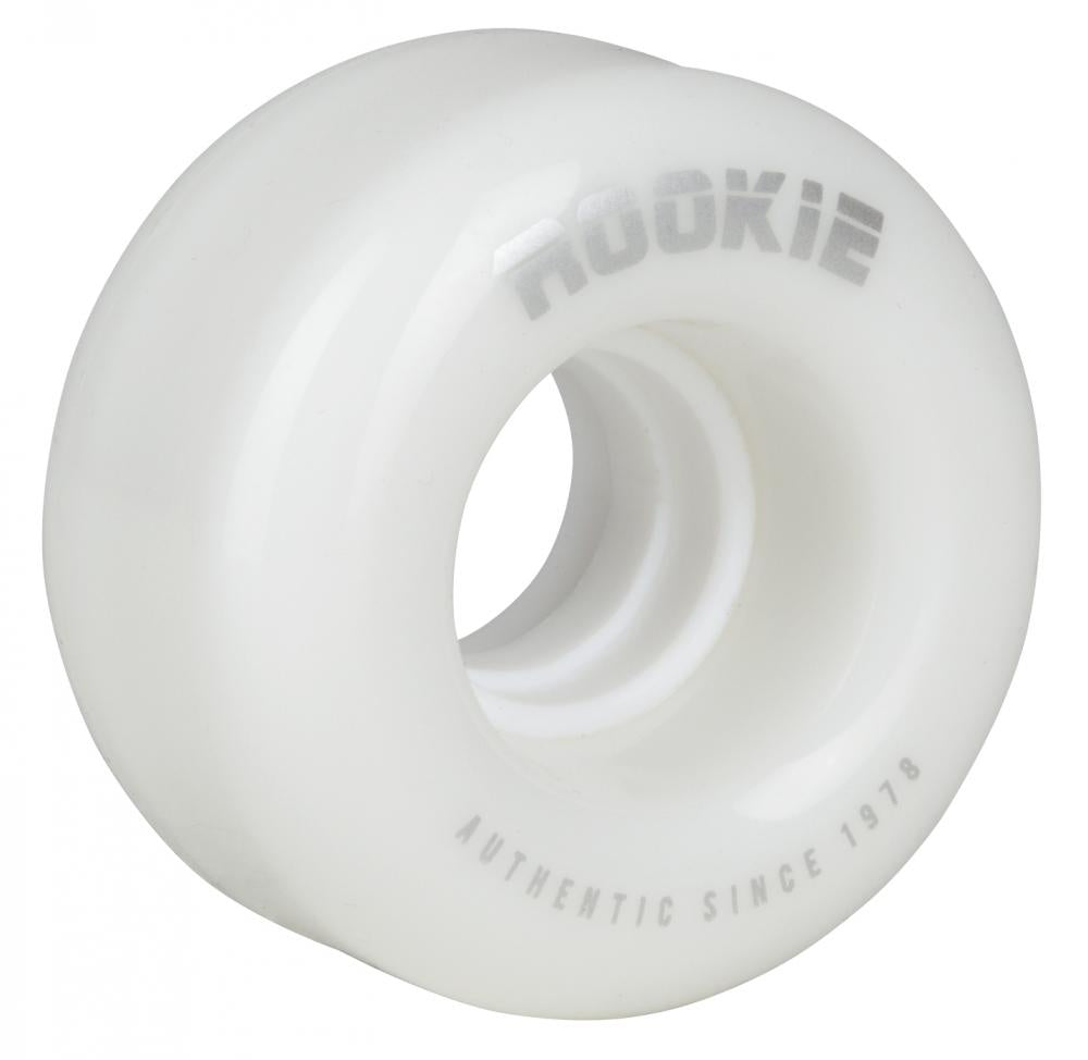 Rookie Disco 80A Quad Roller Skate Wheels - White 58mm x 32mm - Single