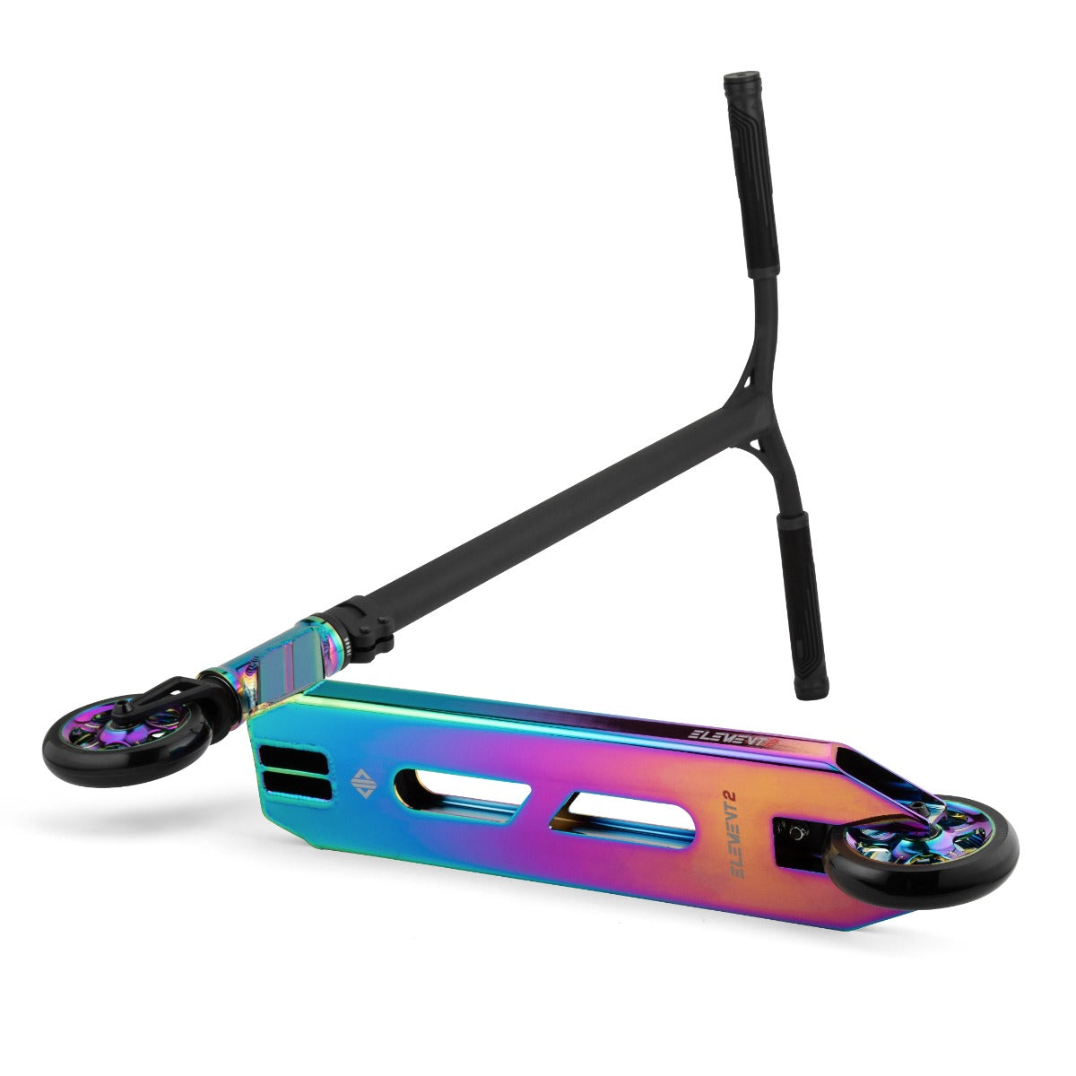 Drone Element 2 Feather-Light Complete Stunt Scooter - Neochrome - Angle