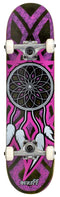 Enuff Dreamcatcher Grey / Pink Complete Skateboard - 7.75" x 31.5"