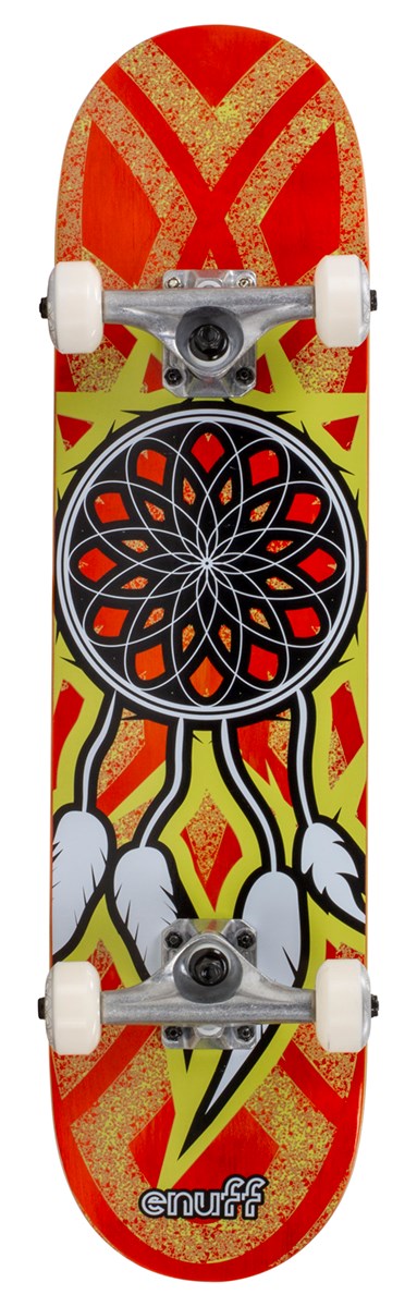 Enuff Dreamcatcher Orange / Yellow Complete Skateboard - 7.75" x 31.5"