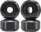 Essentials 52mm 95A Skateboard Wheels - Black