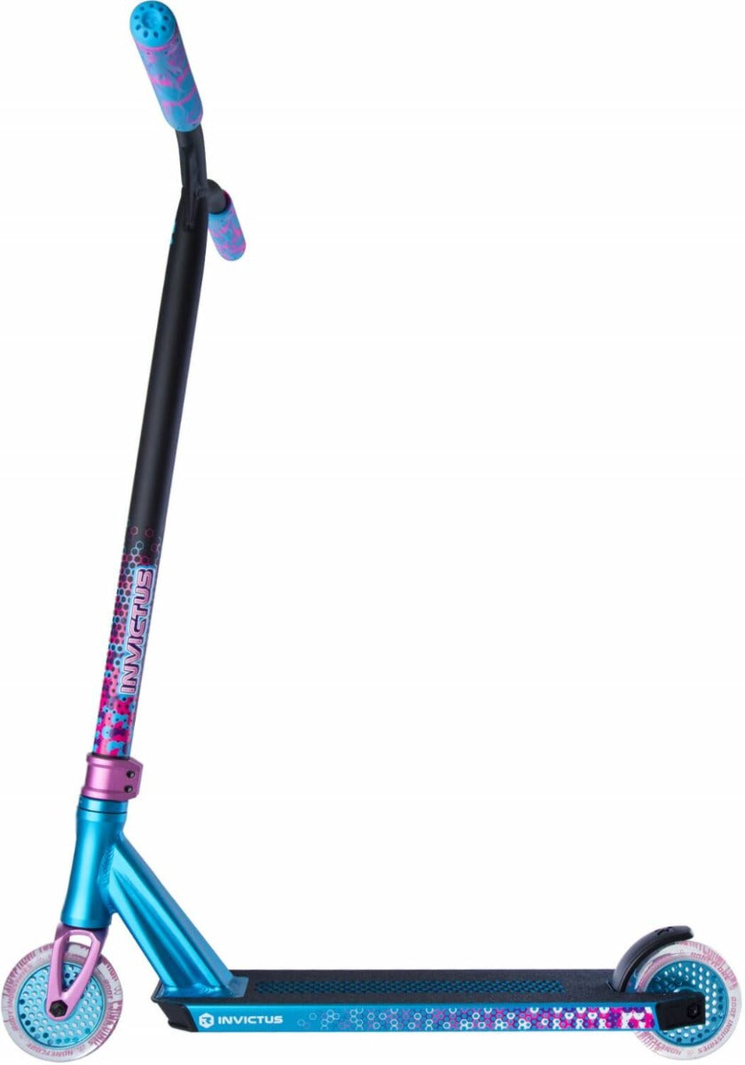 Root Industries Invictus 2 Complete Stunt Scooter - Teal / Purple - Left