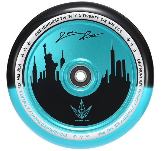 Blunt Envy 120mm Jon Reyes Signature Hollow Core Stunt Scooter Wheel - Black / Teal