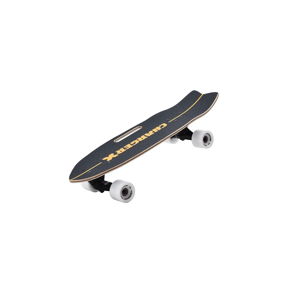 Charger-X 31" Pro Surf Skateboard Cruiser - Kelly White - Angle