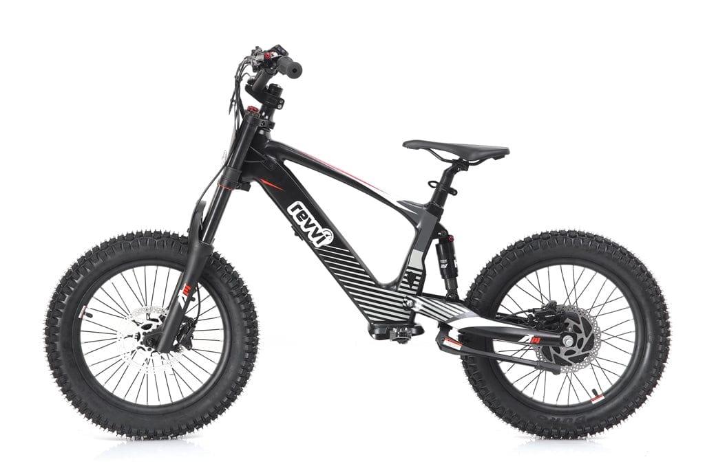 Revvi 18" Kids Electric Balance Bike - Black