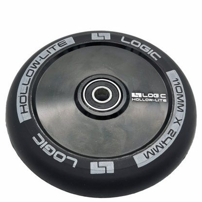 Logic Hollow Lite 110mm Stunt Scooter Wheel - Black - Bottom