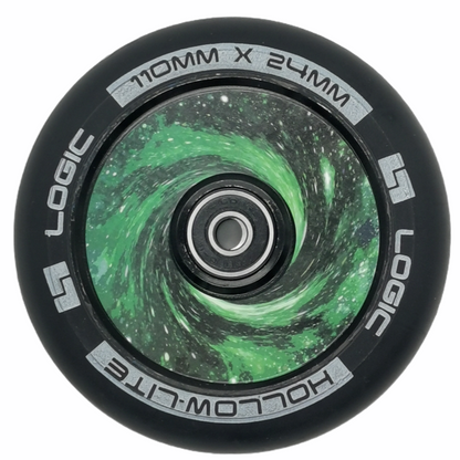 Logic Hollow Lite 110mm Stunt Scooter Wheel - Vortex Green
