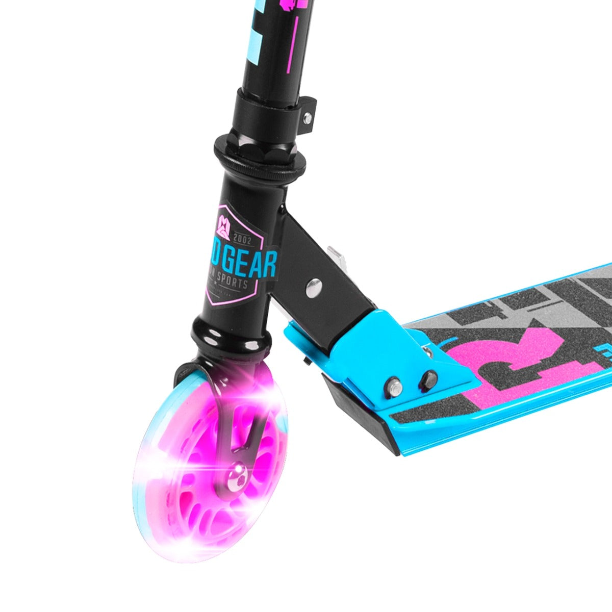Madd Gear Carve Rize Foldable Light Up Scooter - Dreams - Wheels