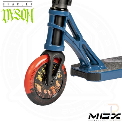 Madd Gear MGP MGX Charley Dyson Signature Complete Stunt Scooter - Slate Blue - Front Wheel
