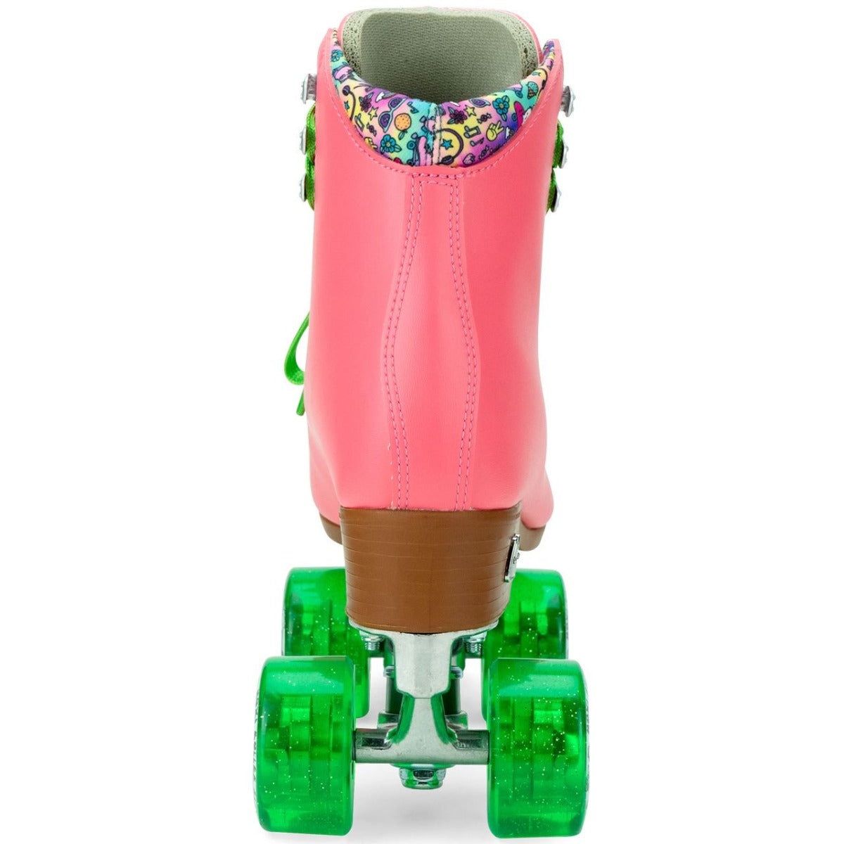 Moxi Beach Bunny Quad Roller Skates - Watermelon - Rear