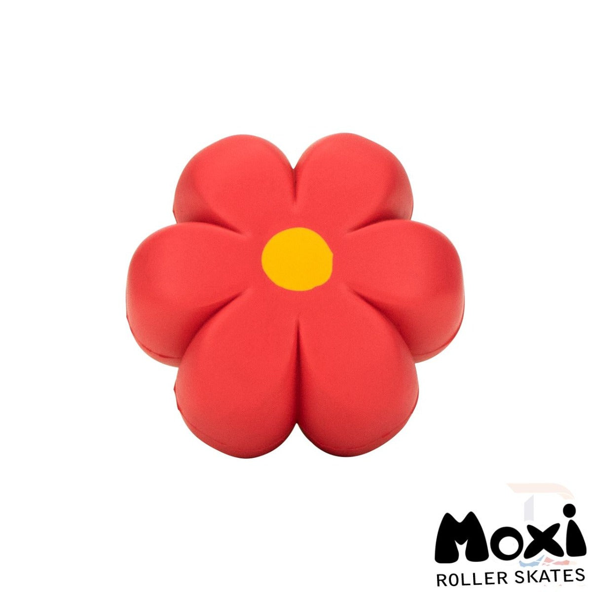 Moxi Brake Petal Roller Skate Toe Stops - Red Hibiscus - Front