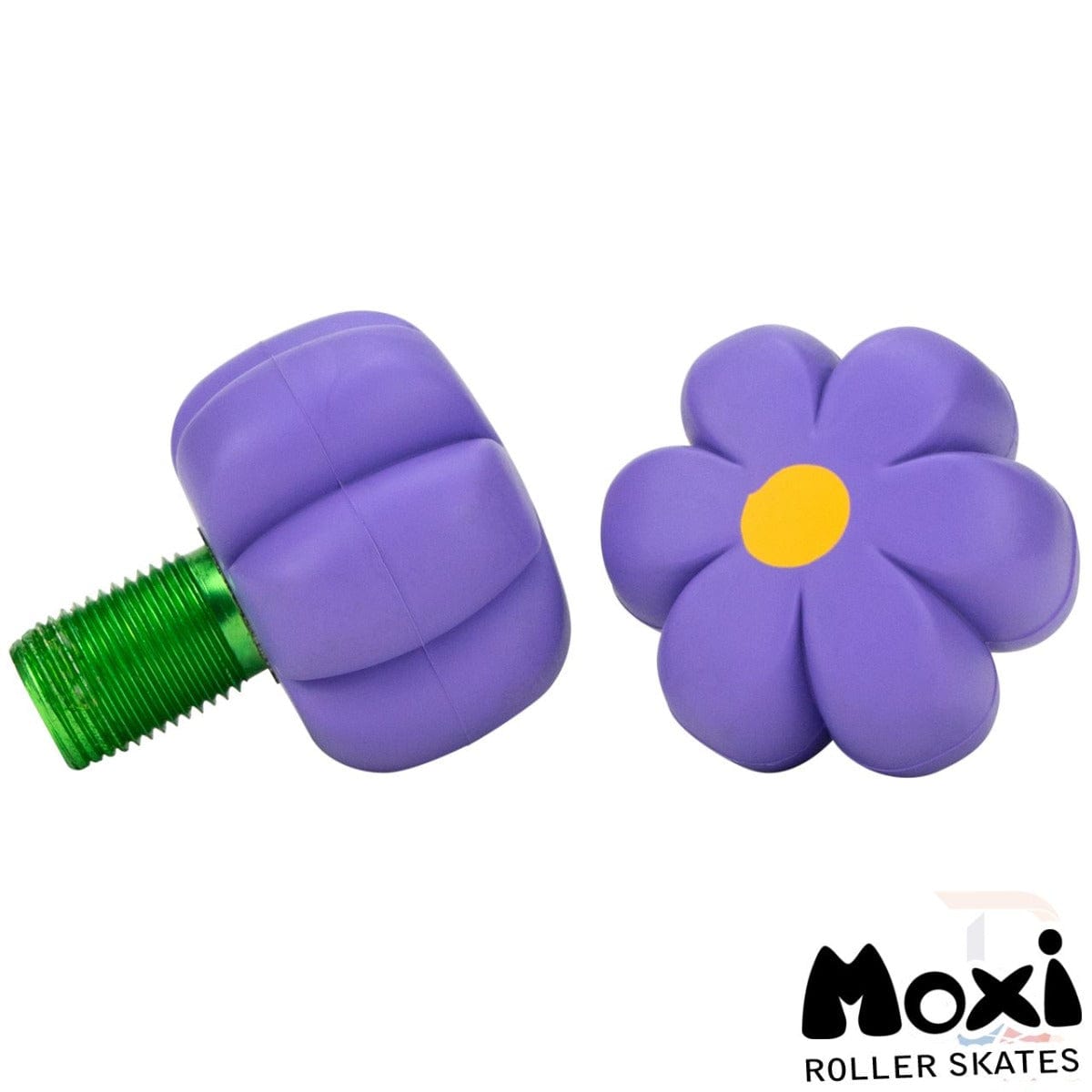 Moxi Brake Petal Roller Skate Toe Stops - Violet - Dual