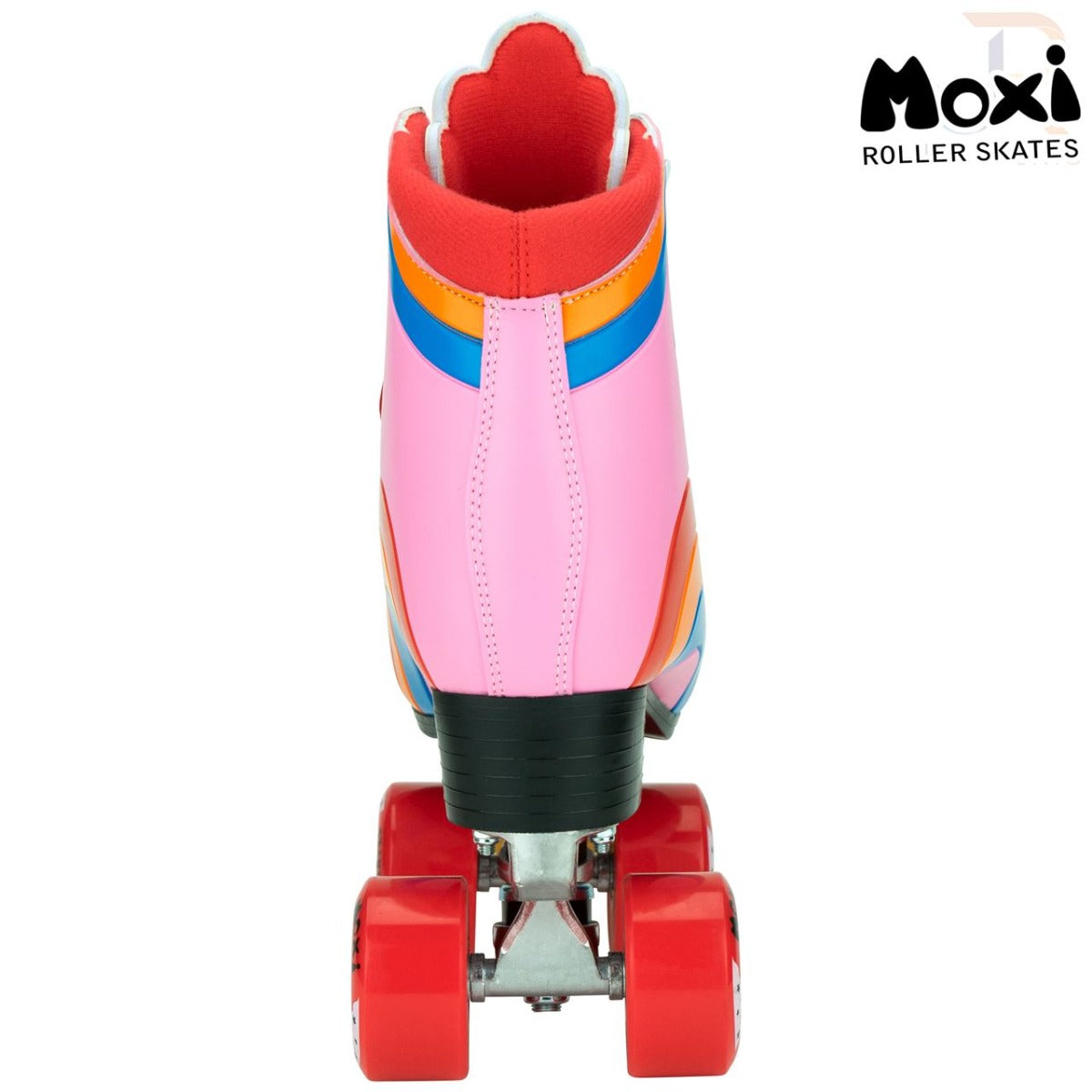 Moxi Rainbow Quad Roller Skates - Bubblegum Pink - Back