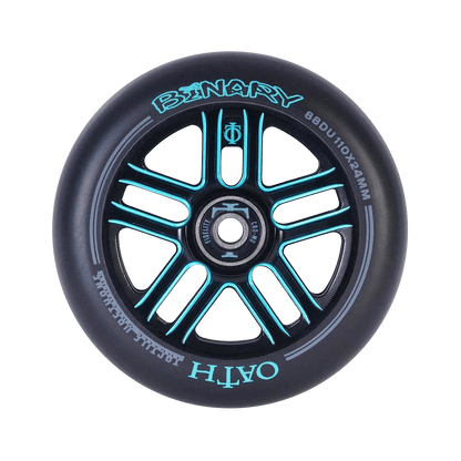Oath Binary 110mm Stunt Scooter Wheel - Black / Blue