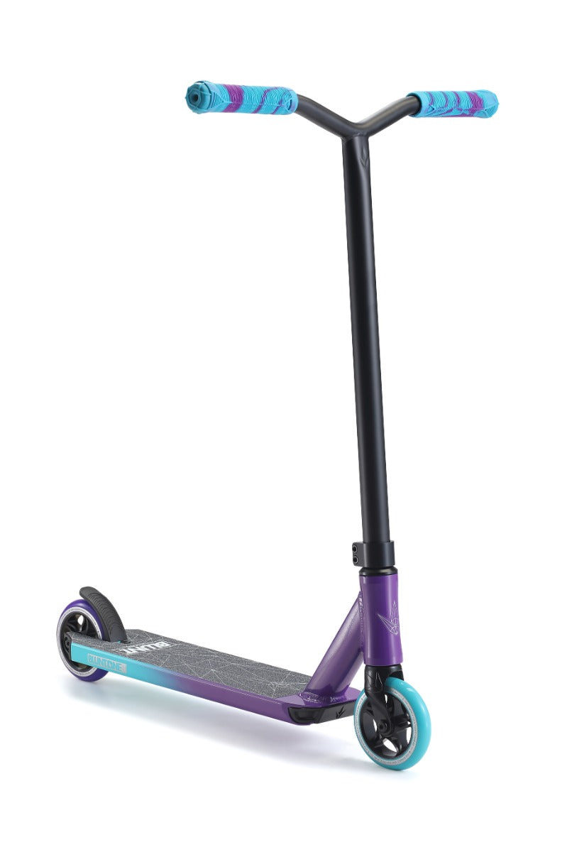 Blunt Envy ONE S3 Complete Stunt Scooter - Purple / Teal - Angle