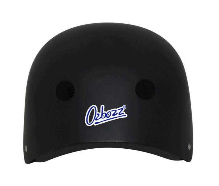 Ozbozz Sports Skate / Scooter Helmet - Black - Front