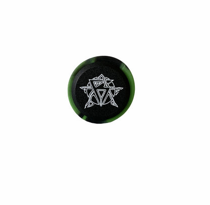Revolution Fused Black / Green Stunt Scooter Grips - 172mm - Logo