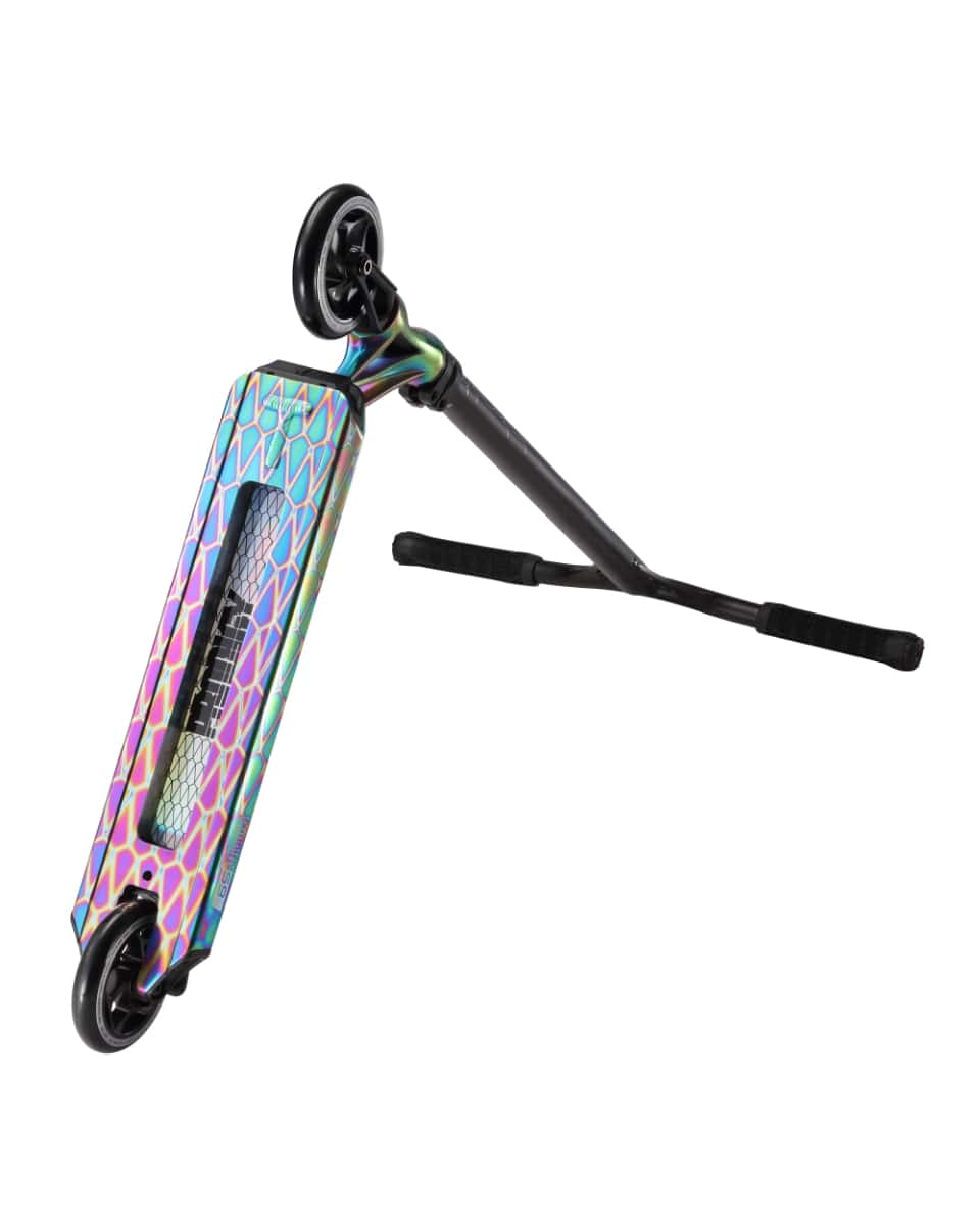 Blunt Envy Prodigy S9 Complete Stunt Scooter - Oil Slick Neochrome - Graphic Angle