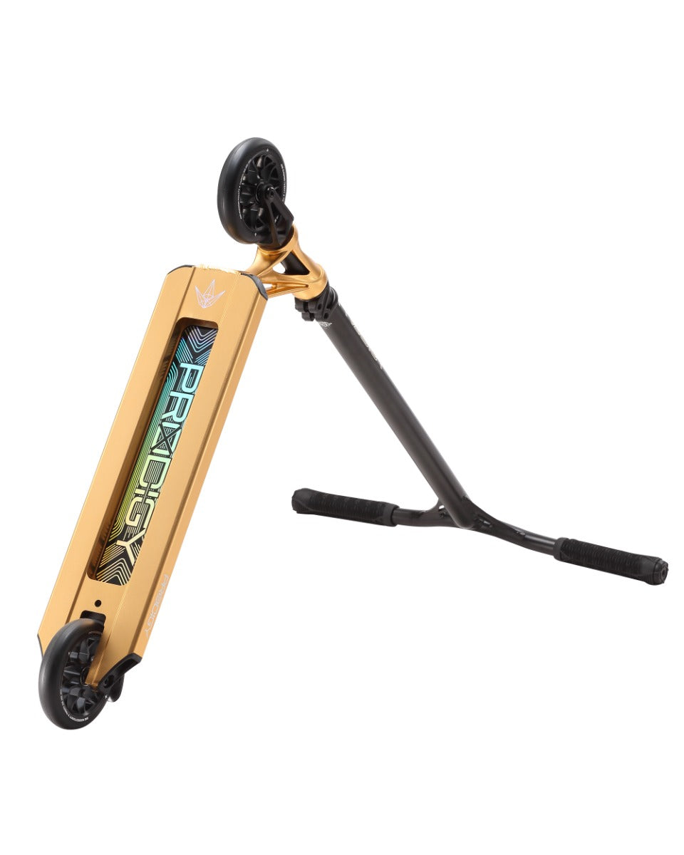 Blunt Envy Prodigy X Complete Stunt Scooter - Gold - Graphic Angle