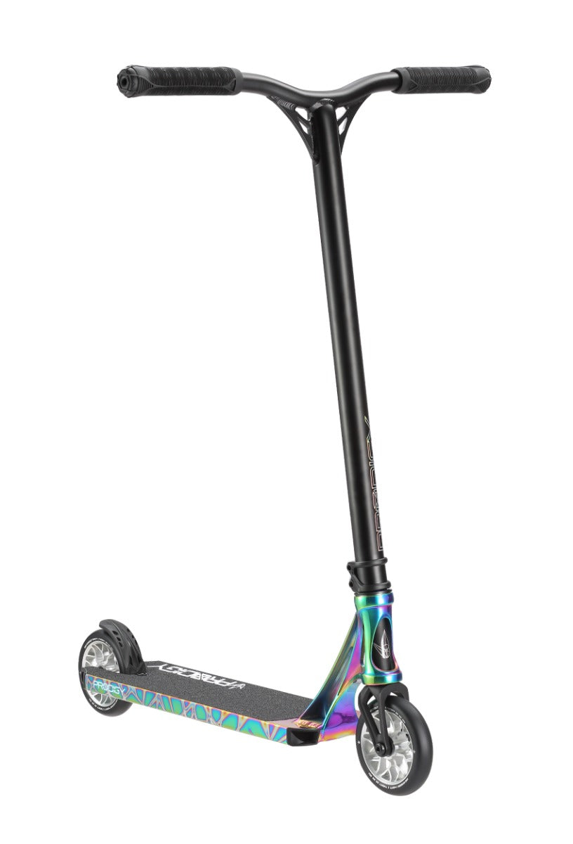 Blunt Envy Prodigy X Complete Stunt Scooter - Oil Slick Neochrome - Angle