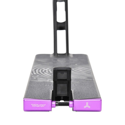 Triad Psychic Black / Purple Stunt Scooter Deck - 5.1" x 22" - Brake