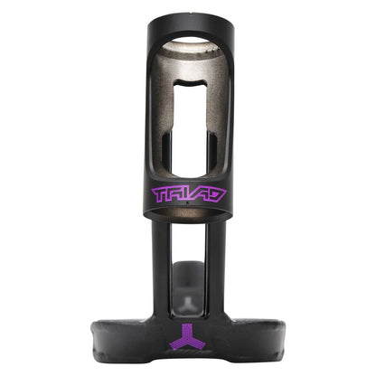 Triad Psychic Black / Purple Stunt Scooter Deck - 4.7" x 20.5" - Headtube