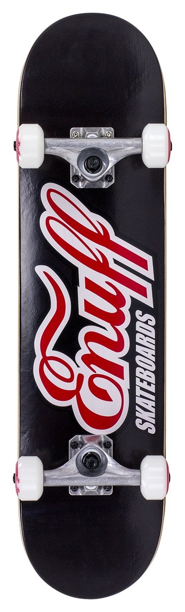 Enuff Classic Logo Black Mini Complete Skateboard - 7.25" x 29.5"