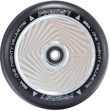 Fasen Hypno Square 120mm Stunt Scooter Wheel - Chrome