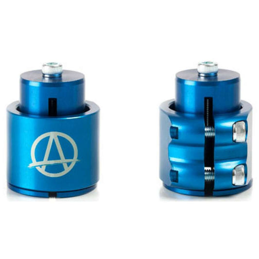 Apex 2 Bolt Oversized Stunt Scooter Clamp & HIC Kit - Blue