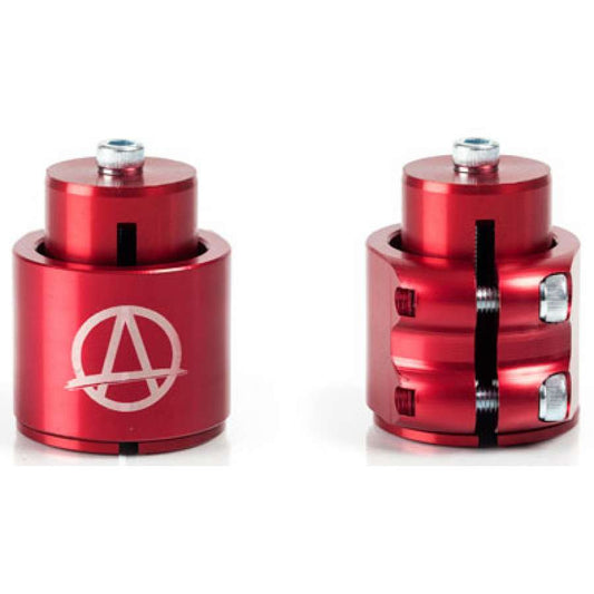 Apex 2 Bolt Oversized Stunt Scooter Clamp & HIC Kit - Red