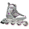 Roller Derby Aerio Q-60 Inline Skates - White / Purple