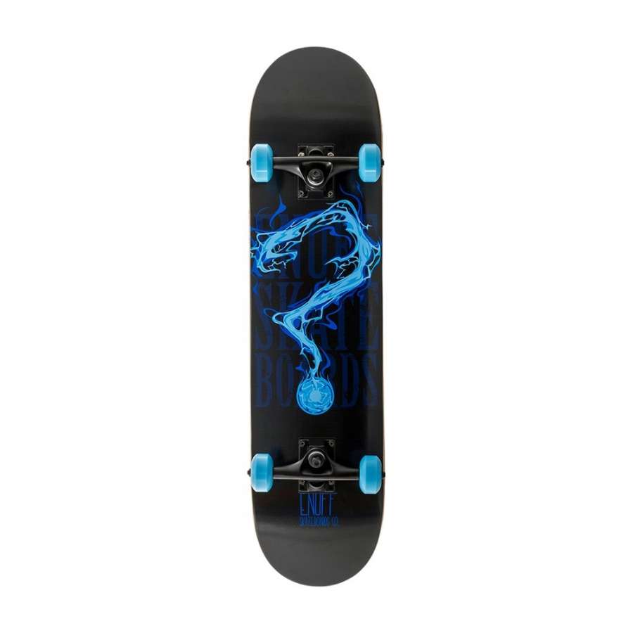 Enuff Pyro II Black / Blue Complete Skateboard - 7.75" x 31.5"