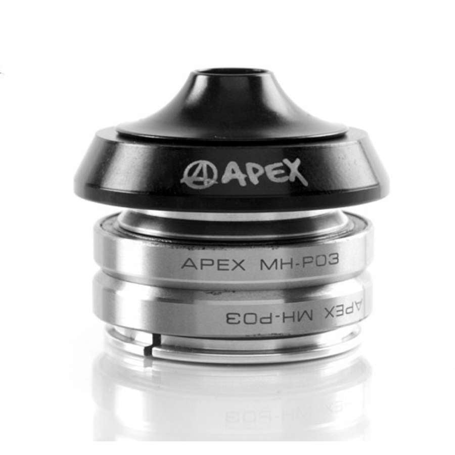 Apex Integrated Stunt Scooter Headset - Black - Detail